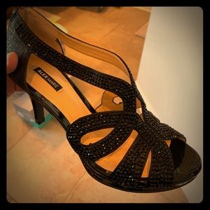 Black Sparkle High Heels